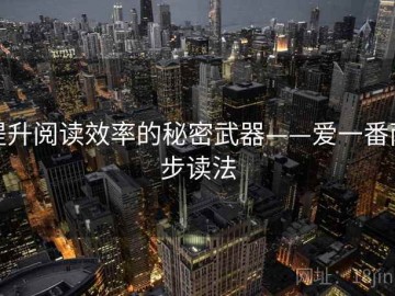 提升阅读效率的秘密武器——爱一番两步读法