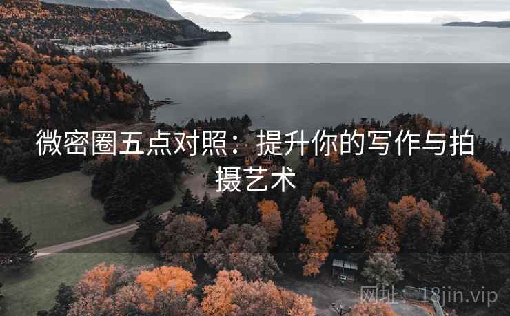 微密圈五点对照：提升你的写作与拍摄艺术